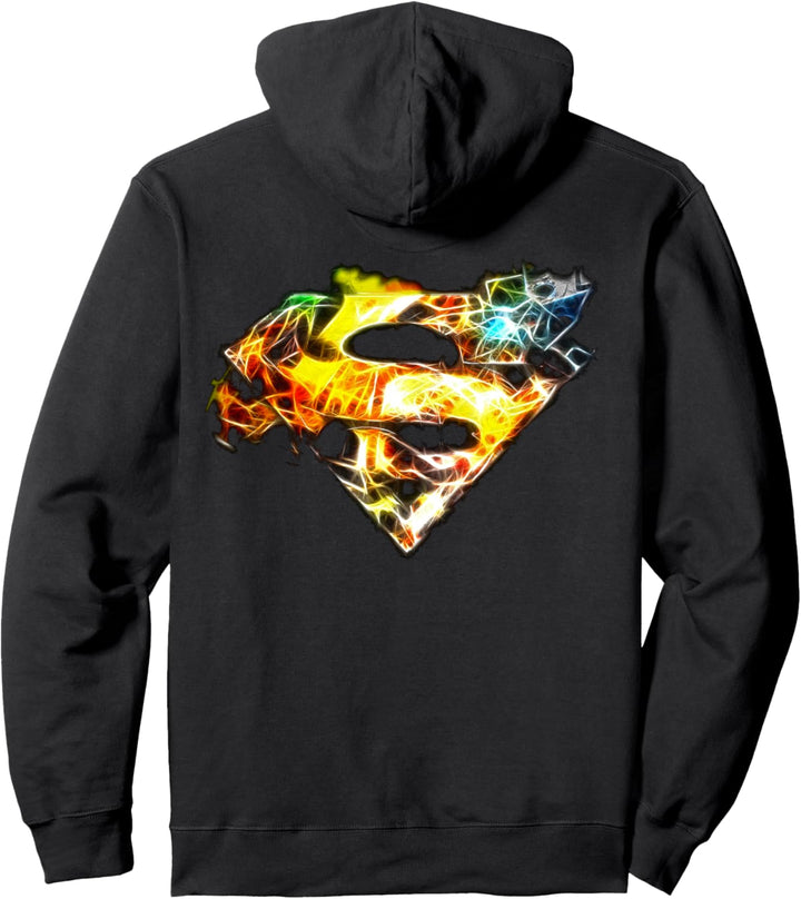 DC Superman-Logo gesättigt Pullover Hoodie