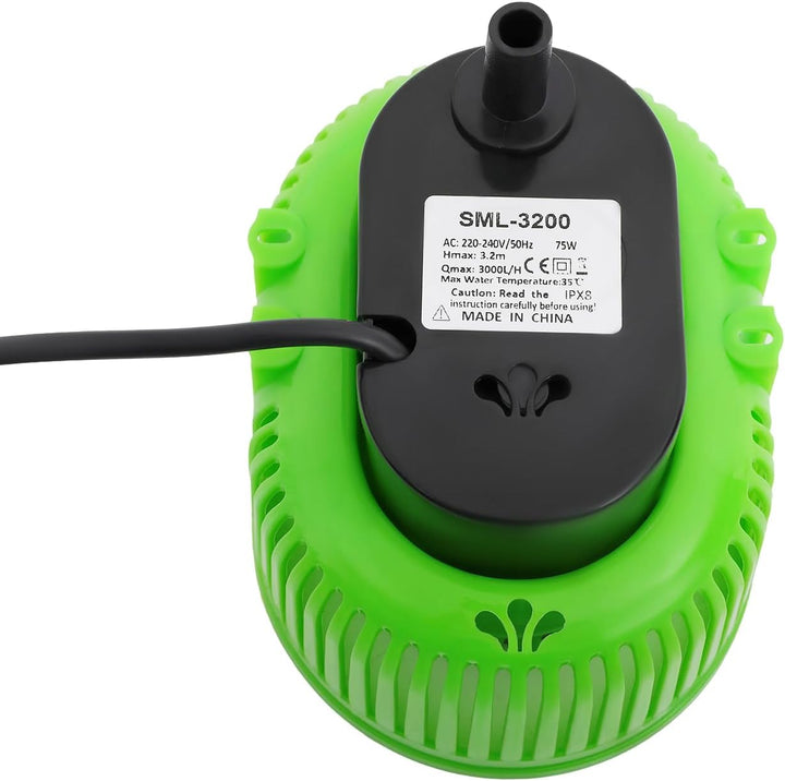 Mini Schmutzwasser Leise Tauchpumpe Poolabdeckpumpen max. Fördermenge 3000 l/h mit 3 Düse, 5m Schlau