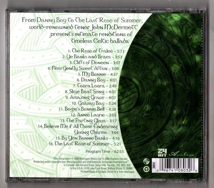 Celtic Tenor, Audio-CD