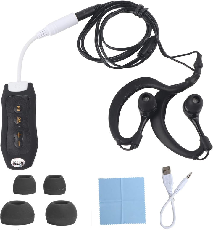 IPX8 Sport Wasserdichter Mp3 Zum Schwimmen, Mp3 Etanche Natation Langlebiger Tauch-FM-Musikplayer mi