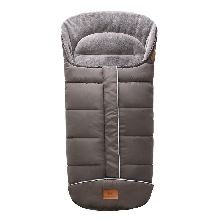 Fusssack Babyschale für Kinderwagen Buggy Universal Winter Baby Grau 102X54CM, Grau 102X54CM