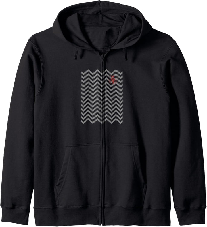 Twin Peaks Owl Pocket Backward and Forward Kapuzenjacke
