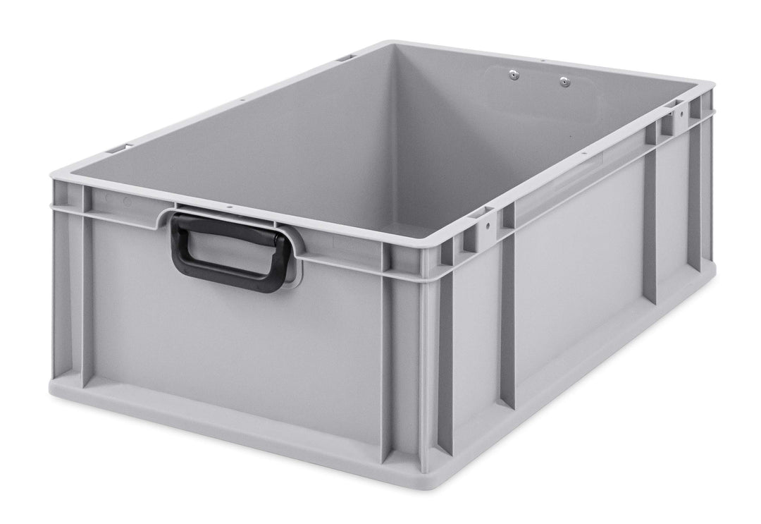 aidB Transportbox NextGen Portable Duo Eurobox mit handlichen Koffergriffen 600x400x220 mm, Transpor