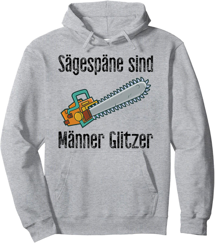 Sägespäne sind Männer Glitzer Pullover Hoodie
