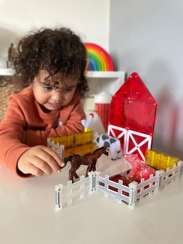 Magna-Tiles - Boerderij Set - Magnetisch Speelgoed 25 stuks