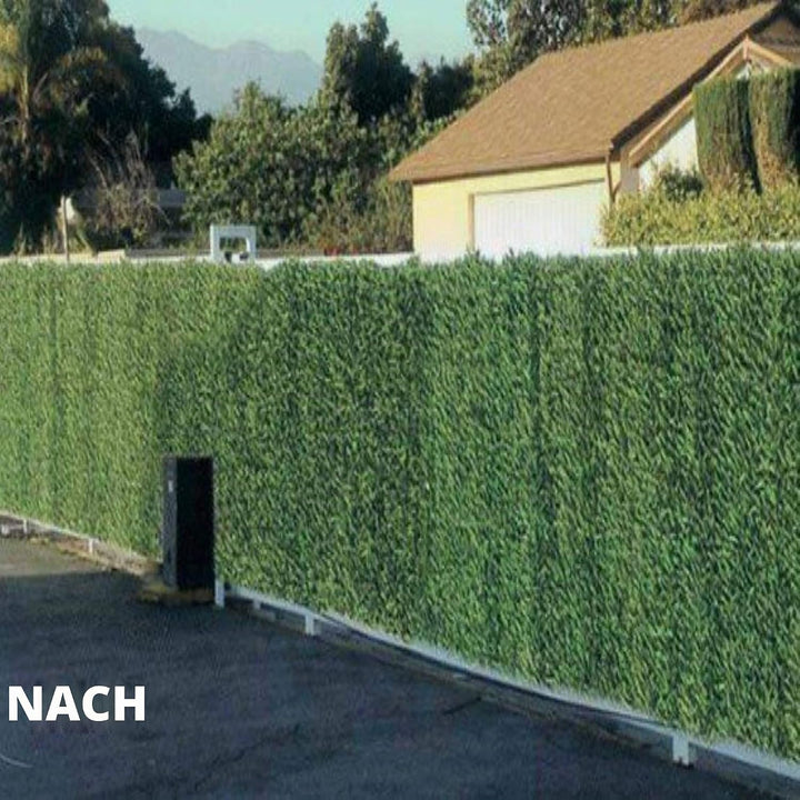 Künstliche Hecke für Balkon oder Zaun, Rolle 1 x 3 m (3 m²), Design Tanne, hochgradig blickdicht