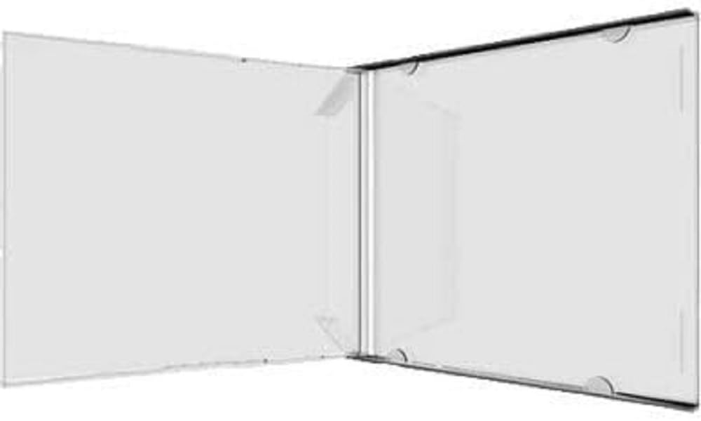 MediaRange BOX110-200 CD-Leerhülle, Kunststoff klar