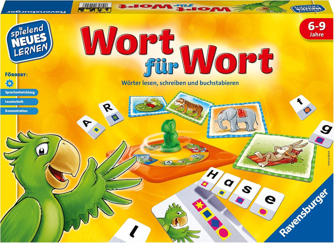 Ravensburger 24955 - Wort für Wort - Spielen und Lernen für Kinder, Lernspiel für Kinder von 6-9 Jah