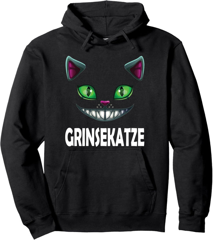 Grinse Katze grinsende Katze Lächle Grinsekatze Pullover Hoodie
