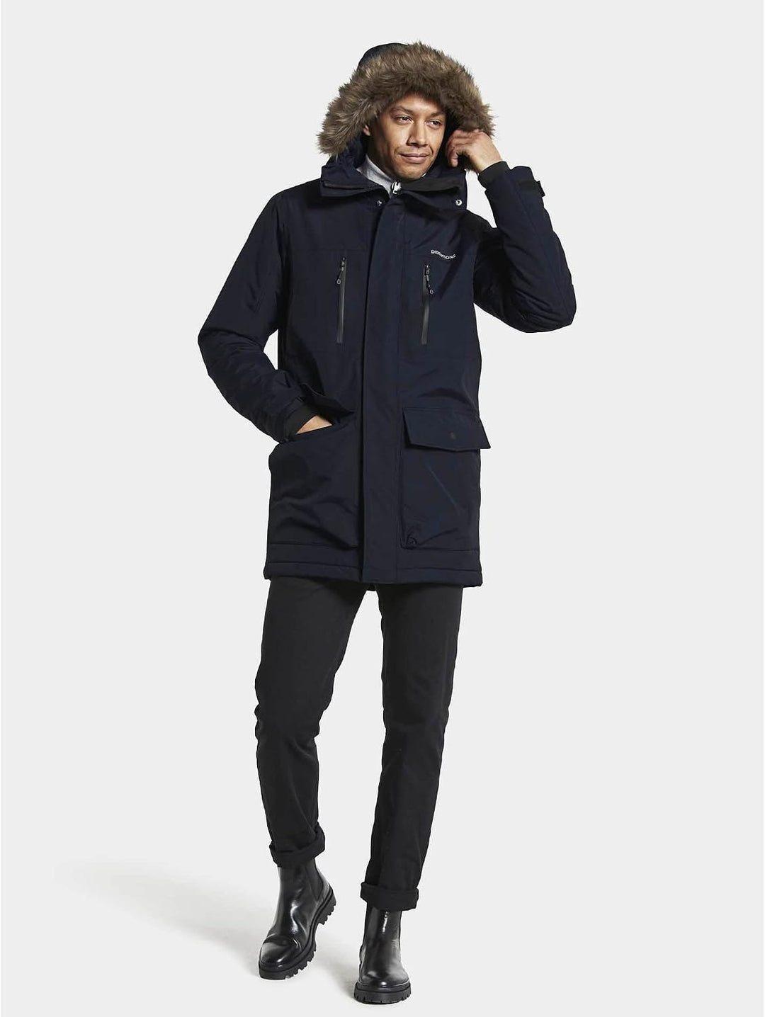 Didriksons Herren Winterjacke FREDRIK PARKA Einheitsgrösse Dunkelblau, Einheitsgrösse Dunkelblau