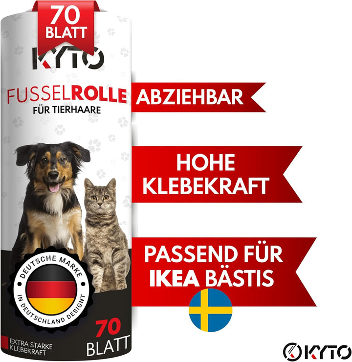 20 Stück Nachfüllpack Fusselrolle 1400 Blatt Flusenbürste für Kleidung Möbel Sofa Tierhaare Katzenha
