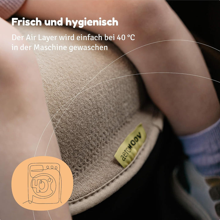 Aeromoov - Baby Sitzauflage Air Layer - Einlage Für Autositz oder Kinderwagen - Gruppe 2/3 - Antisch