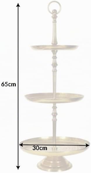 Etagere ORIENT - 65cm - gold - Metall-Aluminium-Legierung Unikat 65 cm, 65 cm