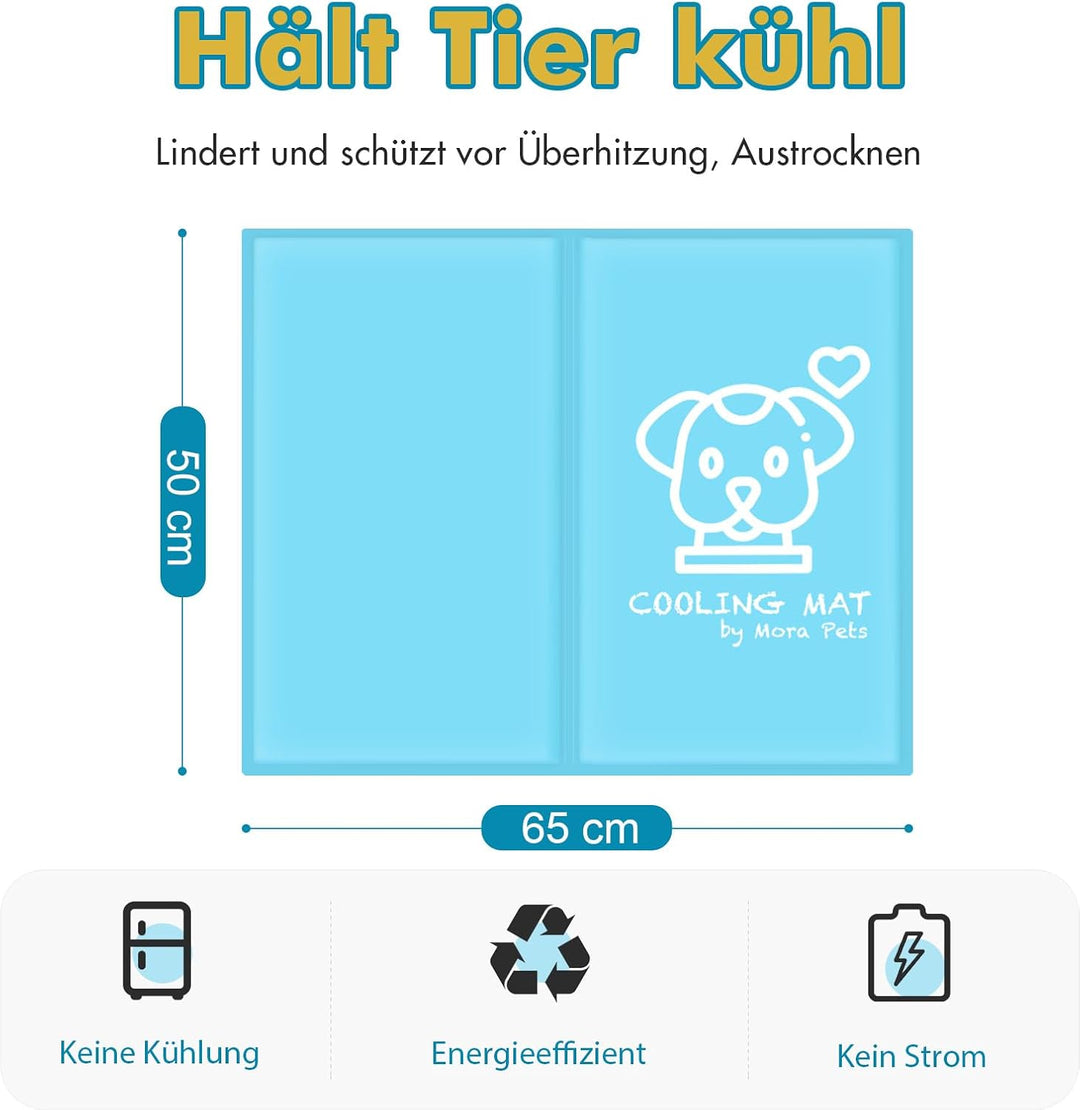 Pawtasy Kühlmatte Hunde Katzen Kühldecke für Hunde Kühlkissen mit Ungiftiges Gel für Klein Haustiere