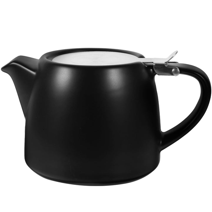 VILLCASE Keramik-Teekanne Mit Edelstahl-Teesieben 500 Ml Kleiner Keramik-Teekessel Für Lose Teeblätt