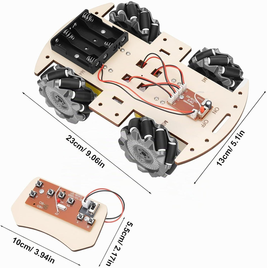 Monstertruck Holzbausatz für Kinder, Elektrobaukasten ab 7, Experimente, Roboter, Holzbauset, DIY RC
