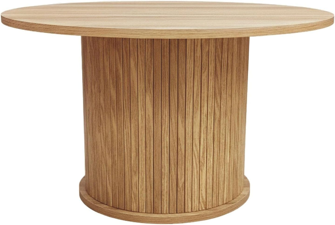 Gerippter Couchtisch, 70 x 40 cm, MDF-Holz