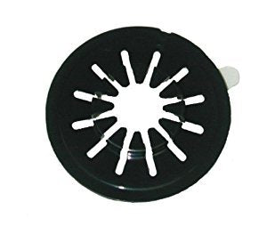 50 x schwarze selbstklebende CD-/DVD-Hubs (Rosetten) – von Dragon Trading