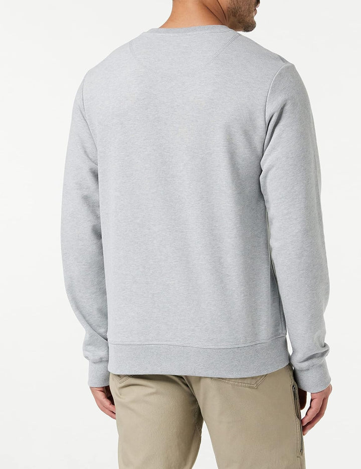 Helly Hansen Herren HH Logo Crew Pullover 950 Grey Melange S, 950 Grey Melange S