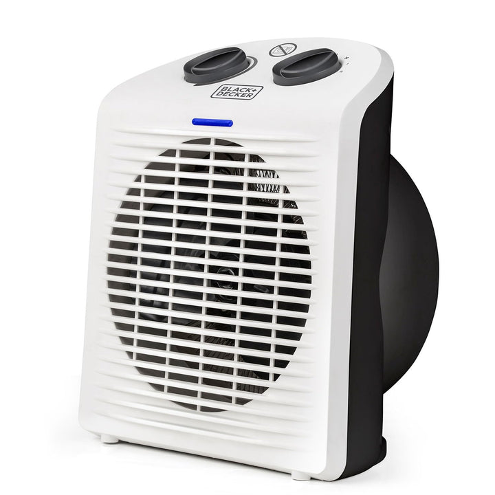 BLACK+DECKER BXSH2000E – Heizlüfter 2000W | 2 Heizstufen + Ventilator | IP21 für Badezimmer | Einste