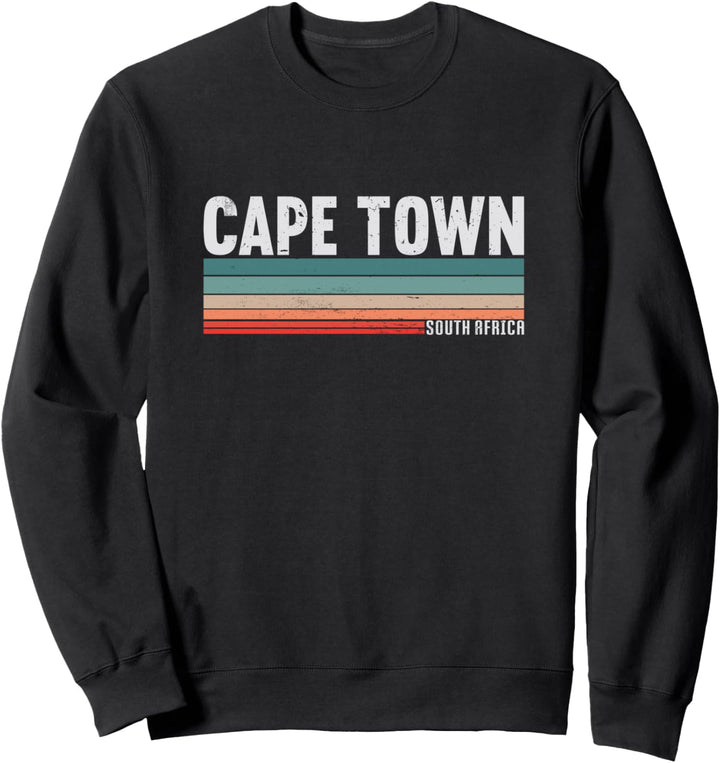 Cape Town Kapstadt Reise Liebe Retro Südafrika Sweatshirt