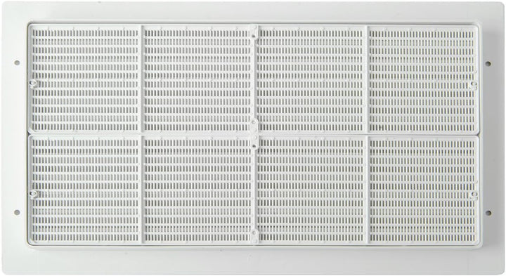 Die Belüftung par3823b Lüftungsgitter Kunststoff rechteckig 380 x 230 mm Einbauleuchte, weiss 370x13
