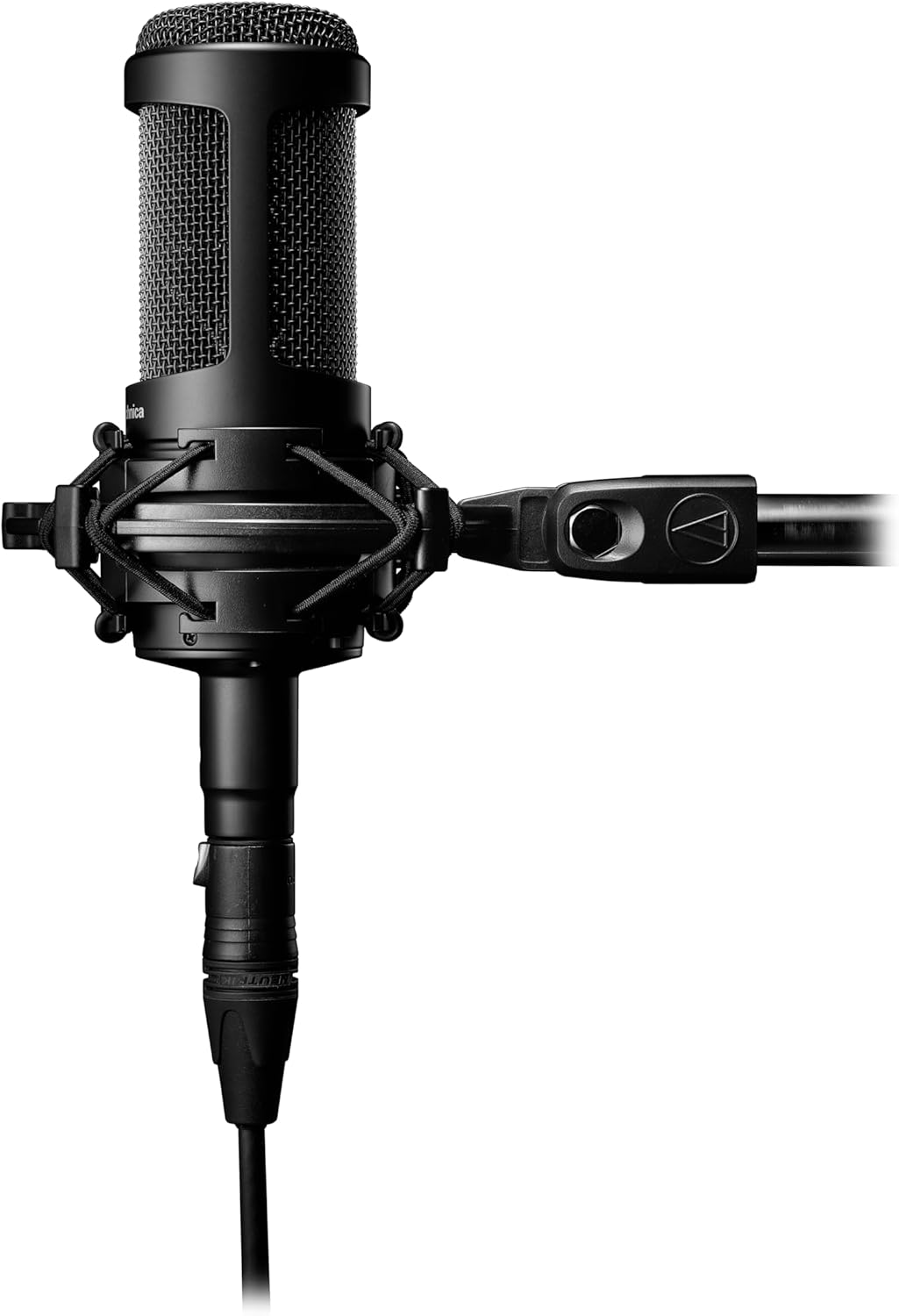 Audio-Technica 2050 Kondensatormikrofon mit Umschaltbaren Richtcharakteristika Schwarz Studio, Studi
