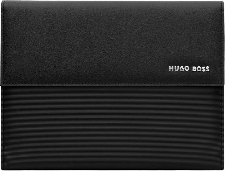 Hugo Boss Schreibmappe Pinstripe Black A5 Schwarz
