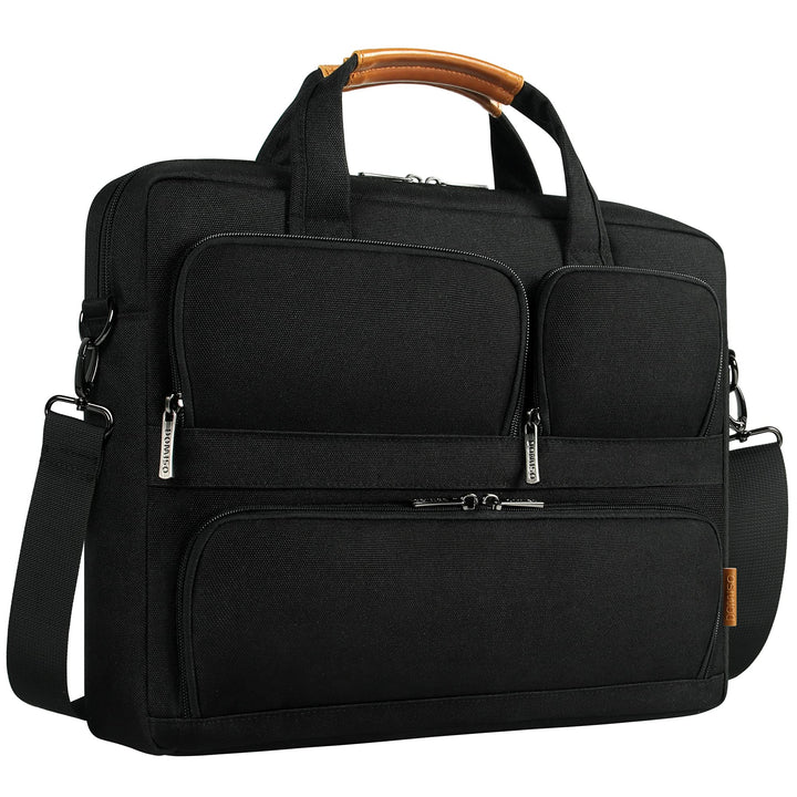 DOMISO 15-15.6 Zoll Laptoptasche Wasserdicht, Business Aktentasche mit Schulterriemen, tragbare Comp