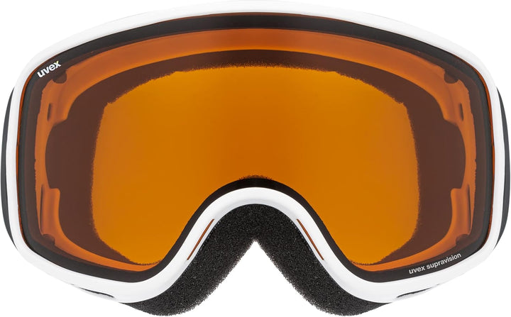 Uvex Unisex Jugend Scribble Lg Skibrille (1er Pack) Einheitsgrösse white/lasergold-clear Single, Ein