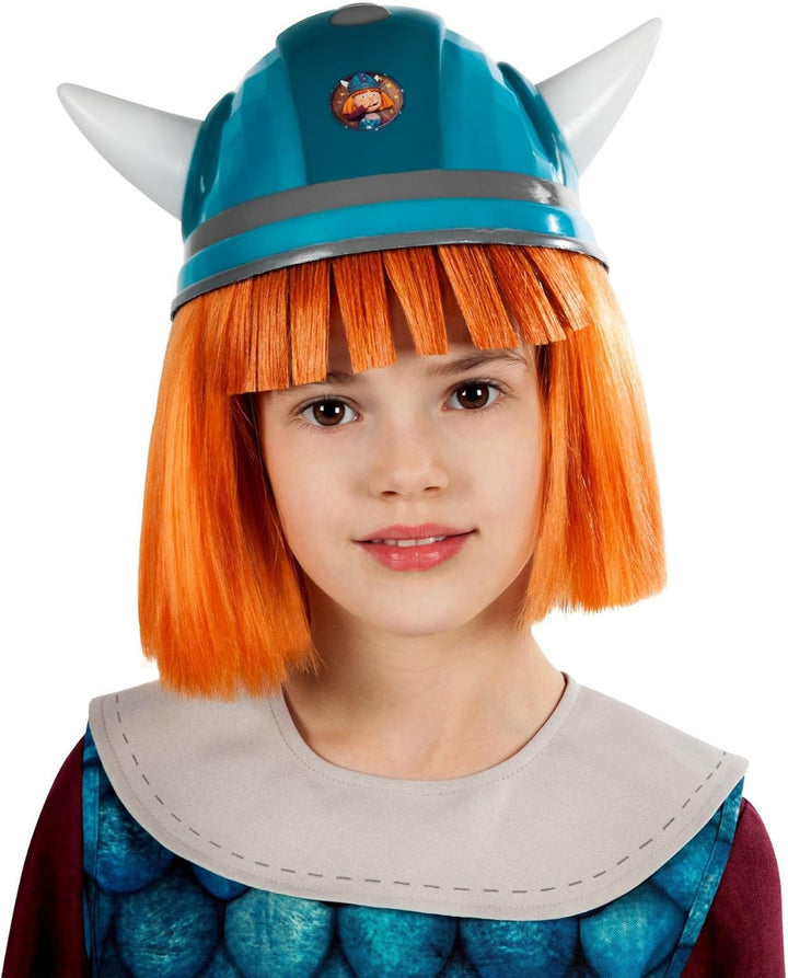 Maskworld Wickie der schlaue Wikinger-Junge - Kinder-Kostüm 4- oder 6-teilig, optional Perücke &amp; Hel