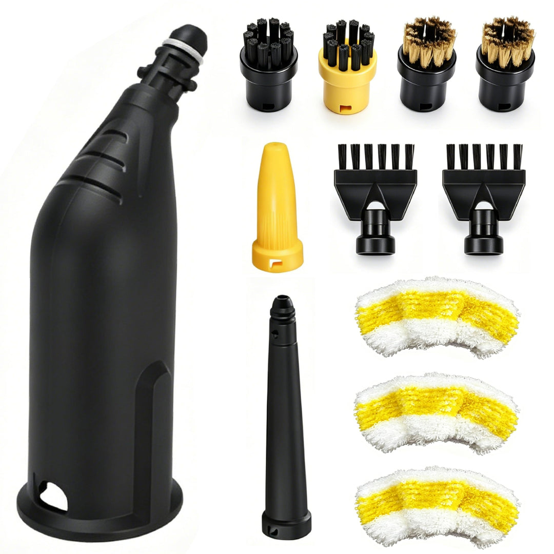 12 Stück Zubehör für Kärcher Dampfreiniger SC1 SC2 SC3 SC4 SC5, Dampfreiniger Bürste Set, Vielseitig