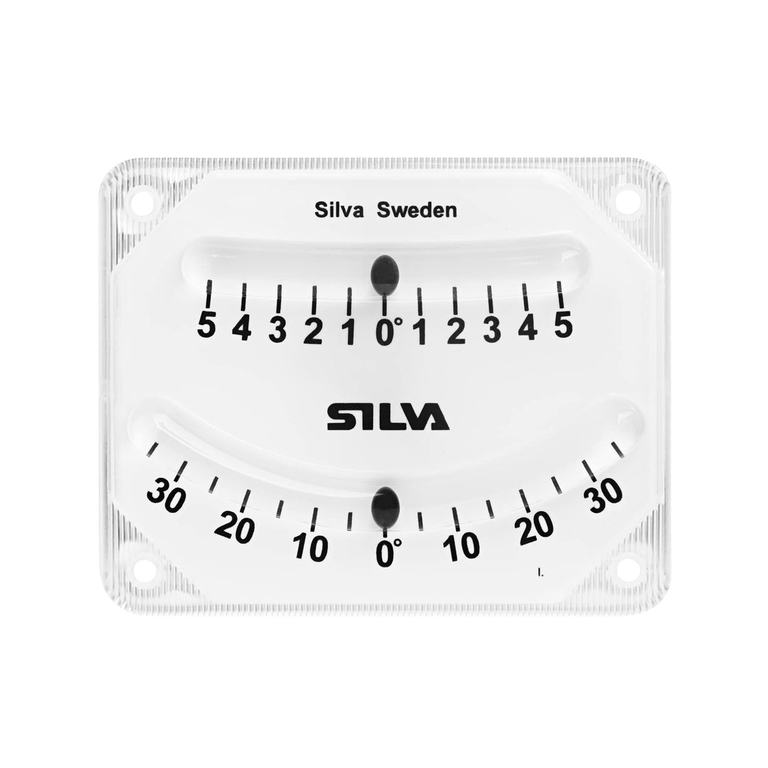 Silva Clinometer Neigungsmesser mit 2 Skalen Weiss Einheitsgrösse