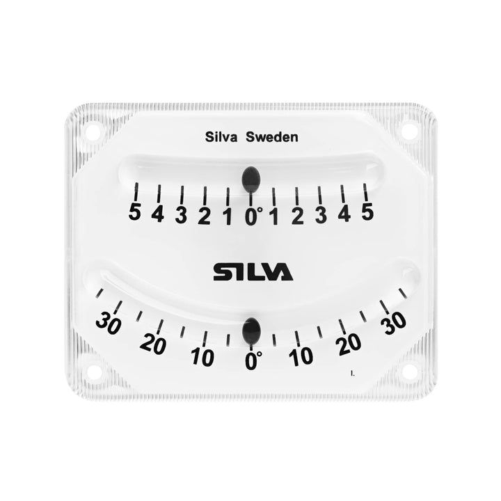 Silva Clinometer Neigungsmesser mit 2 Skalen Weiss Einheitsgrösse