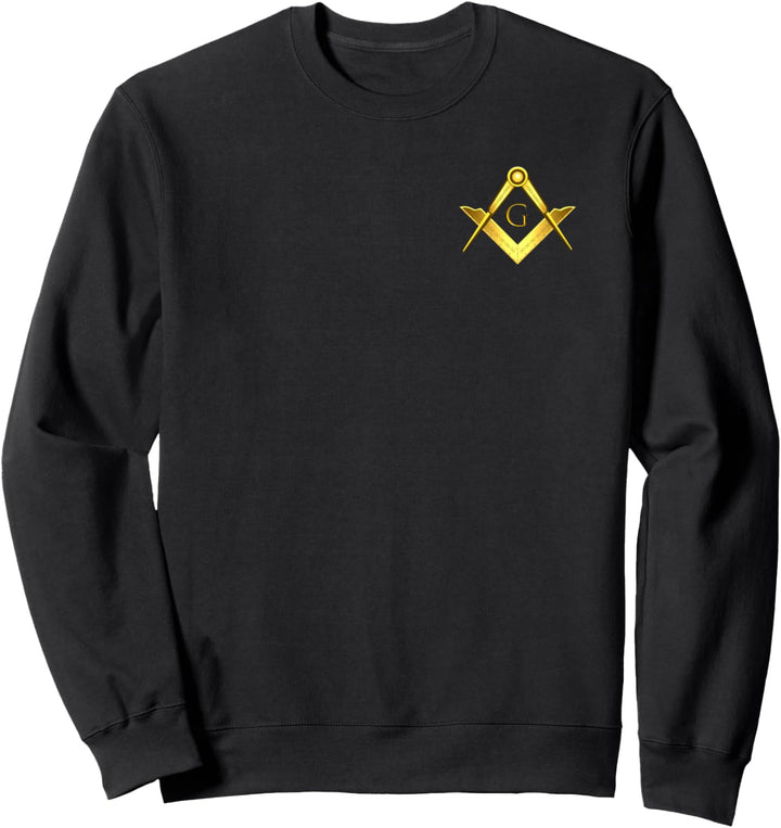 Freimaurer Symbol Winkel &amp; Zirkel Winkelmass Freimaurerei Sweatshirt