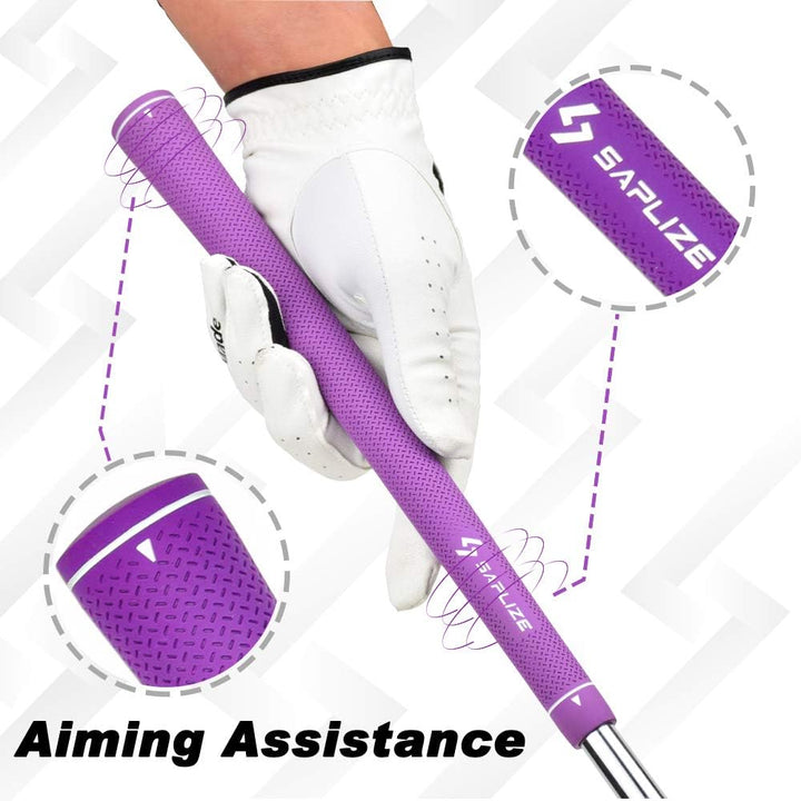 SAPLIZE Golfgriffe, 13er-Set mit komplettem Regripping-Kit, Standard / Midsize, Golfschlägergriffe a