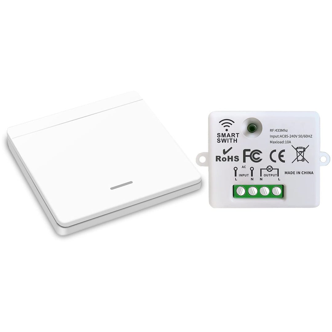 DieseRC Funk-Lichtschalter, Funk-Sender-Sicherheitsschalter und Empfänger-Controller 10A, einfache I