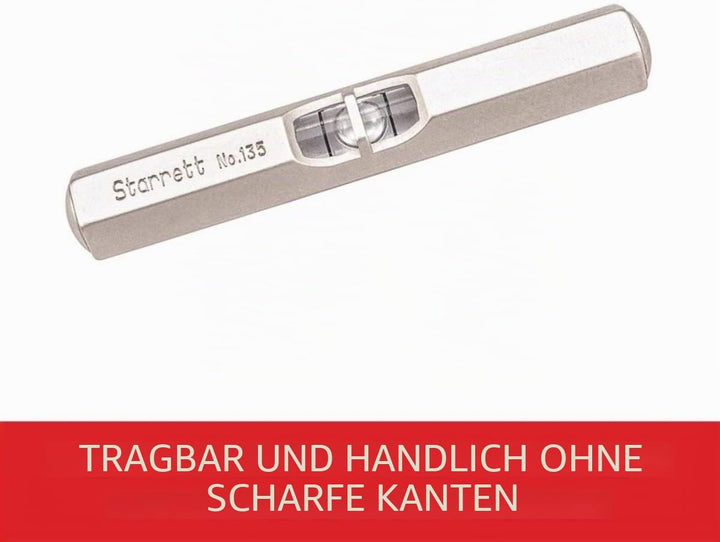 Starrett 135A Pocket Level mit satinierter vernickelter Oberfläche, Grösse 2-1/2"