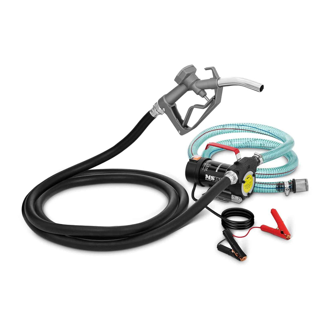 MSW MSW-OP40 S2 Dieselpumpe 40 l/min 12 V Saugleistung 5 m Ölpumpe Heizölpumpe Zubehör
