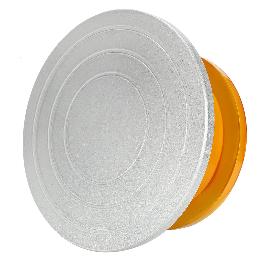 25cm Töpferscheiben Plattenspieler, Heavy Duty Metallkonstruktion Bildhauerrad Manuelles Schnitzrad