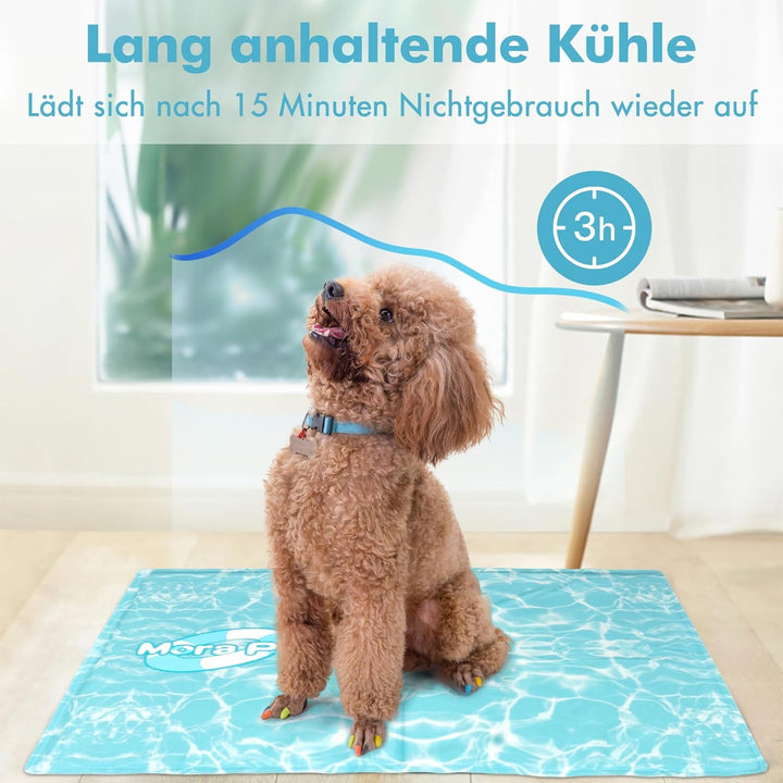 Pawtasy Kühlmatte Katzen, Kühldecke für Katzen und Hunde, Kühlkissen mit Ungiftiges Gel, Hundekühlma
