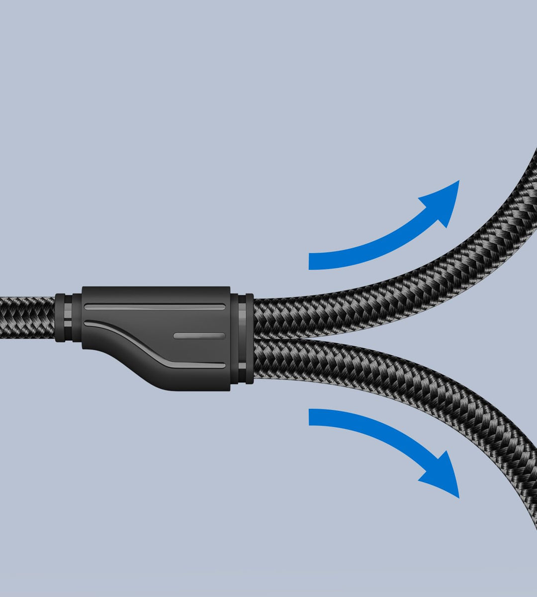 XLR Splitter Kabel 0.5M, Professional XLR Y Splitter 1 Buchse Auf 2 Stecker 3-Pol Balanciertes Mikro