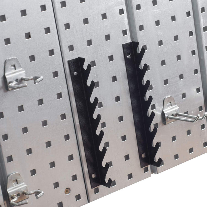 PAFEN Werkzeugwand aus Metall - 1160 mm x 770 mm - Set 42 Werkzeughaltern mit Lochwand Lagersystem W