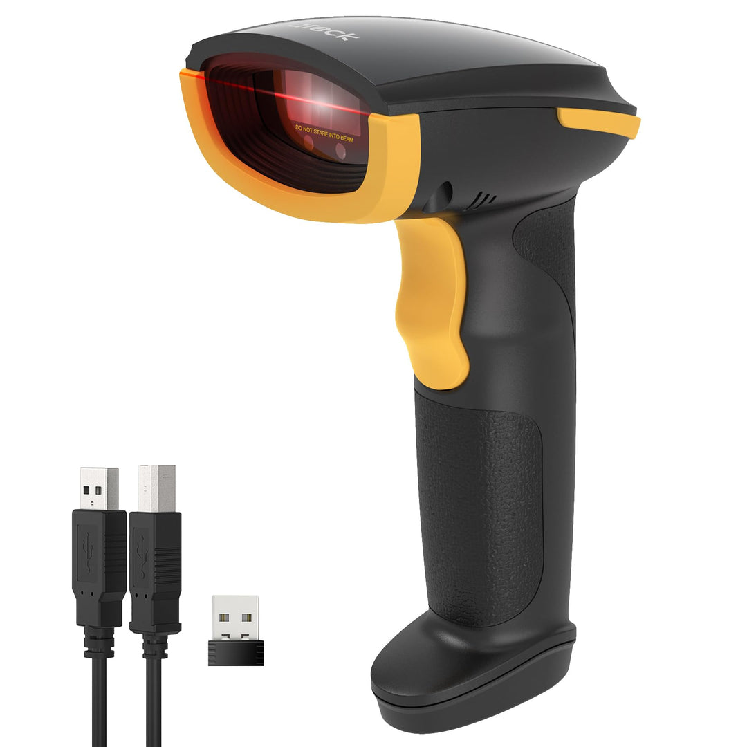 Inateck Barcode Scanner Bluetooth 1D mit Display