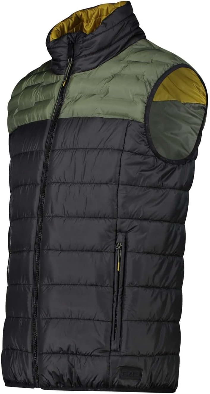 CMP Herren Weste aus Recyceltem Polyester für Herren VEST 50 Nero, 50 Nero