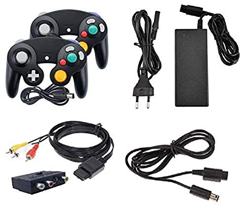 Zubehör Set für Nintendo Game Cube Kabel Set Controller GC Netzkabel Ladekabel Ladegerät Stromkabel