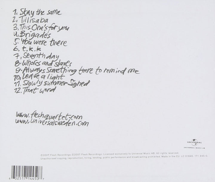 Voices of Eden, Audio-CD