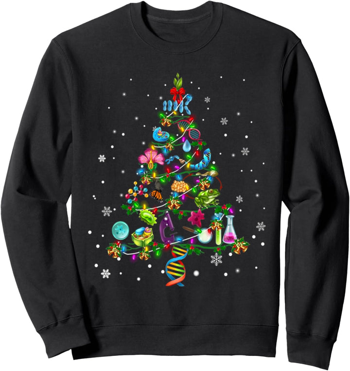 Cute Biology Christmas Tree gift decor Xmas tree Sweatshirt