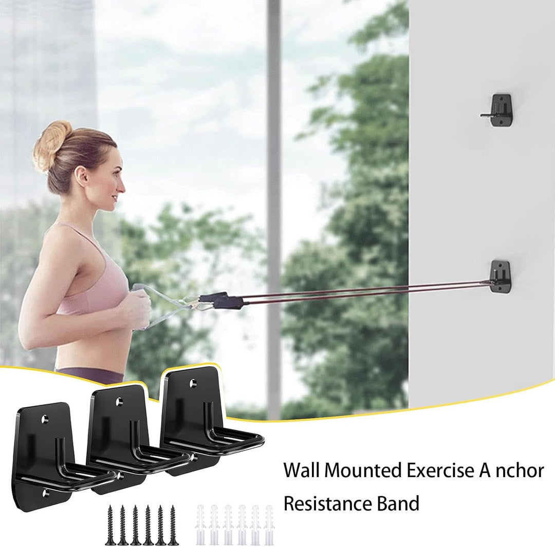 Wandhaken mit Widerstandsband, Wandhaken für Training, Wandhaken aus Metall, platzsparendes Widersta