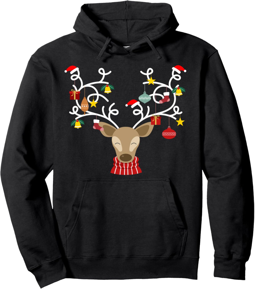 Rentier Weihnachts-T-Shirt Geschenkidee Pullover Hoodie